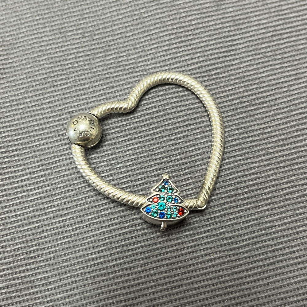 Pandora charms set with holder